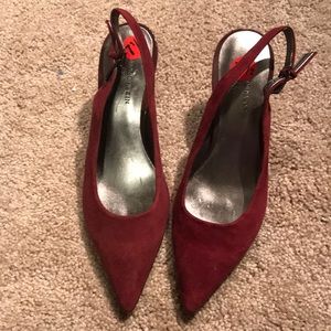 Anne Klein burgundy pumps